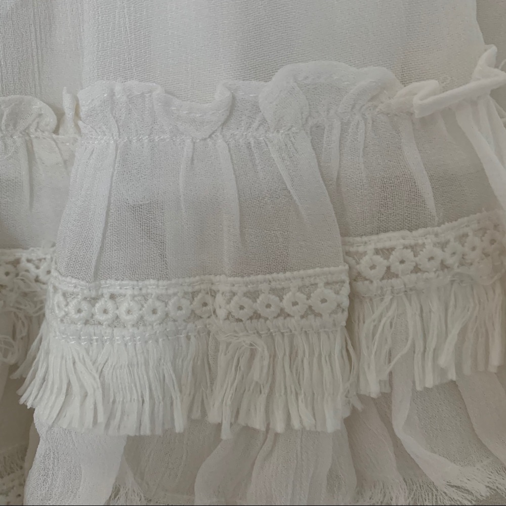 MISA Lupyta White Skirt - Picture 3 of 5